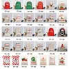 2023 Christmas Gift Bags Large Organic Heavy Canvas Bag Santa Sack Drawstring Bag With Reindeers Claus Bags for kids fy4249