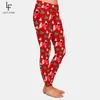 LetsFind Inverno Novas Mulheres Cintura Alta Plus Size Elastic Leggings 3d Pugs de Natal Impressão de Leite Impressão Casual Leggings 201202