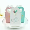 Hollow Cut Heart Shaped Candy Box Valentine Day Wedding Festival Party Cookies Candy Container CG001