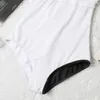 Le donne stabilite del bikini del costume da bagno caldo scavano fuori lo Swimwear di un pezzo bianco nero Costumi da bagno di trasporto veloce Sexy