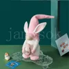 Articoli per feste Gnomi coniglietto pasquale Gnomo coniglio colorato in peluche Uova abbraccio Nani morbidi Decorazioni primaverili per il giorno di Pasqua dd909