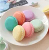 Mini Jewelry Storage Case Macaroon Round Solid Color Gift Box Necklace Earrings Ring Fashion Makeup Organizer Accessory 0 51ct G2