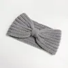 Bandeau tricoté d'hiver pour femmes nouveau coton cachemire bandes de cheveux bandeaux plus chauds mode dame chapeaux accessoires de cheveux