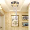 Modern LED crystal ceiling lamps creative living room lighting rotunda lamp atmospheric dining room lamp bedroom ceiling lights