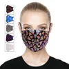 Modieus stofdicht zonbestendig en UV-proof wasbaar gezichtsmasker Unisex mode glanzende strass decoratie elastische sequin masker kka1381