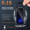 15W Qi Car Wireless Charger for iPhone 13 12 XS XR X 8 Magnetic USB Infrared Sensor Phone Holder Mount