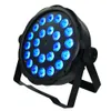 16xLot Hurtownie Nowy produkt DMX 512 LED Płaski Par Light 24 x 3W Mini RGB Stage Oświetlenie 100 W