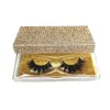14 Styles Diamond Packing Box 3D ögonfransar Tomma förpackningslådor Plast Glitter Rhinestone Eye Lashes Case Whole481113