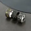 Retro Mannen Stijl Anchor Patroon Ring Zilver Vergulde Roestvrijstalen Ringen Sieraden voor Gift