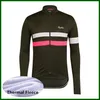 Pro Team Rapha Cycling Jersey Mens Winter Thermal Fleece Long Sleeve MTB Bike Shirt Cykel Toppar Racingkläder utomhus Sportwea197K