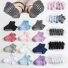 6 paires / lot 0 à 6 ans coton anti-dérapant Bateau Chaussettes Low Cut Chaussette de sol pour enfant avec poignées en caoutchouc Quatre saisons LJ200828