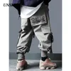 Poches latérales japonaises Pantalon cargo Style militaire Hommes Hip Hop Homme Tatical Pantalon Joggers Casual Streetwear Pantalon 201128
