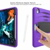 Étui pour tablette antichoc pour iPad 5/6/4 Pro Silicone PC porte-crayon étui pour enfants pour iPad 12.9 "Air 10.5" mini 4/3 couverture 2020/2017/2018/2019