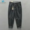 Männer Herbst Mode Einfarbig Koreanischen Stil Harem Hosen Männlichen Harajuku Casual Lose Mittlere Taille Wilde Slim Fit Baumwolle Bleistift hosen 220212