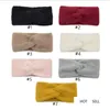 7 Kolory Pluszowe Pałąk Kobiety Zimowe Sporty Hairband Turban Yoga Head Band Muffs Beans Cap Opaski