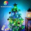 12Colors LED String Light 10M USB Powered Fairy Lights Ghirlanda Lampada Camera da letto Party Holiday Lighting Decorazione natalizia per la casa 201203