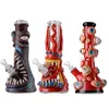 Octopus Heady Glasbecher-Bongs, Wasserpfeifen, 7 mm dick, Halloween-Stil, Glasbong, 18 mm weibliches Gelenk, Öl-Dab-Rigs mit Schüssel, diffuse Downstem-Wasserpfeifen