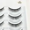 Faux cils 3D 10 paires de cils multicouches doux à boucles naturelles entrecroisées