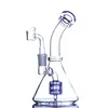 Mobius Matrix Hookahs Vidro Bong Birdcage Perc Bongs Grosso Vidro Tubos de Fumar Acessórios de Cigarro Dab Rig com Articulação de 18mm