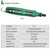 Cordless Grinder Electric Drill 5-Speed Adjustable Engraving Pen Cutting Polishing Drilling Rotary Tool With Dremel Accessories 201225