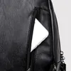 Kvinnor läder ryggsäckar dragkedja kvinnlig bröstsäck säck en dos reser back pack damer påsäck mochilas skolväskor för tonårsflickor y2719