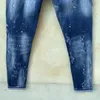 2021 nova marca de jeans casuais masculinos europeus e americanos de alta qualidade lavagem pura qualidade de moagem manual optim302S