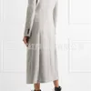 Abrigo de lana de invierno para mujer Abrigo de oficina largo cálido elegante Abrigos de mujer de moda de estilo coreano 201217