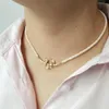 Lii Ji Freshwater Pearl Necklace Birds and Leaves 925 Sterling Silver 18K Gold Plated Clasp Delicate Jewelry For Female Gift Q0531