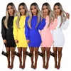 Mix Türleri Kadın Moda Elbiseleri Parti için Zarif Y2K Katı Renk Backless Kıvrımlar Flare Kollu Toplu Öğeler Toptan Çok K6588