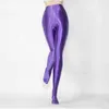Pantalon de yoga brillant taille plus collants gras collants taille haute pantalons d'entraînement sexy pour femmes sport leggings fitness spandex brillant H1221
