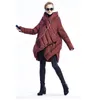Новые модные женские пуховики, плащи, европейский дизайнер, асимметричная длина, зимнее пальто, женские парки, верхняя одежда больших размеров 201125