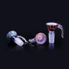 Nice Handmade Colorful Cool 14MM 18MM Male Connector Interface Pyrex Glass Bowl Container Tobacco Handle Vessel Holder Smoking Bong Holder