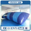 Nieuwste uitsmijter 09 mm PVC Tarpaulin 62m Water kussen opblaasbaar water Blob Catapult met pomp8466345