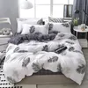Lanke Cotton Bedding Sets, Thuis Textiel Twin King Koning Queen Size Bed Set Beddengoed met Bed Sheet Trooster Set Kussensloop LJ200818