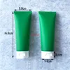 30 Uds 100g tubo vacío suave maquillaje verde crema cosmética loción contenedores de viaje estuche 100ml limpiador Facial Containergood paquete
