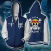 Camisola dos homens Anime Hoodie One Piece Roronoa Zoro Hoodies Homens Cosplay com capuz Harajuku Hoodies homens Monkey D. Luffy revestimento roupa 201113