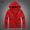 Mens polo jacket small horse Hoodies and Sweatshirts Sweater autumn solid with a hood sport zipper casual Multiple colors Asian size contact 2023 Tidal current