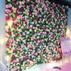 Upscale 40x60 cm simulatie zijde bloemen paneel bruiloft bcakground bloem muur voor hotel party raam decoraties 10pcs lot