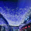 30 cm 8 Lampy Zestaw Dekoracje świąteczne światła Lampa pod prysznicem Meteor Light LED BARDZEK DEKALICZNY WODY WODNOODOWY RURE COLORE2791