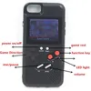 Mini Handheld Color Display 36 Classic Game Telefon Case dla iPhone 12 12Pro 12Promax XSmax XR 8 Plus Console Game Boy Soft TPU Silikonowa pokrywa