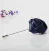 Fashion Rose Flowers Brooches Pins Mini Double Rose Women Men Corsages Brooch For Party Birthday Gifts 27 Colors