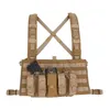 Kamouflage Combat Assault Chest Rig Tactical Molle Vest Outdoor Sports Airsoft Gear Molle Pouch Bag Carrier No06-038