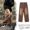 brown denim jeans hommes