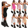 Women jumpsuits Clothes 2022 summer wear new sexy low chest suspender high waist slim fit bag hip conjoined shorts
