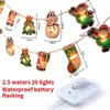 Snowman Christmas Tree LED String Lights Decoration Home Xmas Ornaments New Yeara43 A478543935