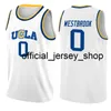 UCLA Bruins Jersey Top 0 Russell Westbrook Reggie 31 Miller Basketball Jerseys Mens Universidade barato Atacado Jersey