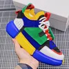 Fashion Mixed Color Casual Shoes Top Quality Leather Knit Sock Vintage Old Dad Designer Sneakers Stylish Dazzle Men Women Outdoor Basketball Running Sport Trainers