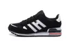 Originals ZX750 جديد الجملة EDITEX أصول ZX750 حذاء أسود أزرق رمادي ZX 750 رجل وإمرأة رياضي تنفس أحذية عادية الحجم 36-45 RG06