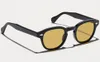 Faugna multicolor Johnny Depp solglasögon UV400 retro-vintage rund fulltinade glasögon HD-lins lem s Italy Pureplank occhiali da sole goggles fullset fodral