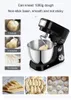FreeShipping 4L Paslanmaz çelik kazan Elektrikli Standı Gıda Karıştırıcı Krem Blender Yoğurmak Hamur Kek Ekmek Chef Makinesi Çırpma Yumurta çırpıcı AB ABD